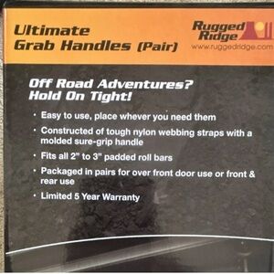 Rugged Ridge Ultimate Grab Handles (Pair)